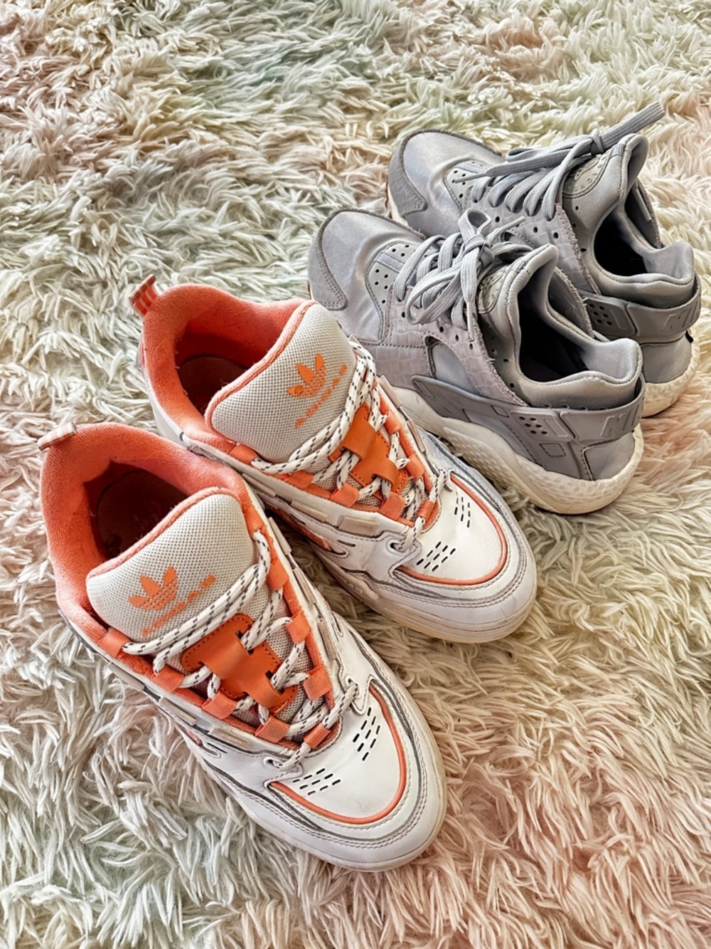 Bundle 3 pairs Nike Puma Adidas Sneakers Size 38
